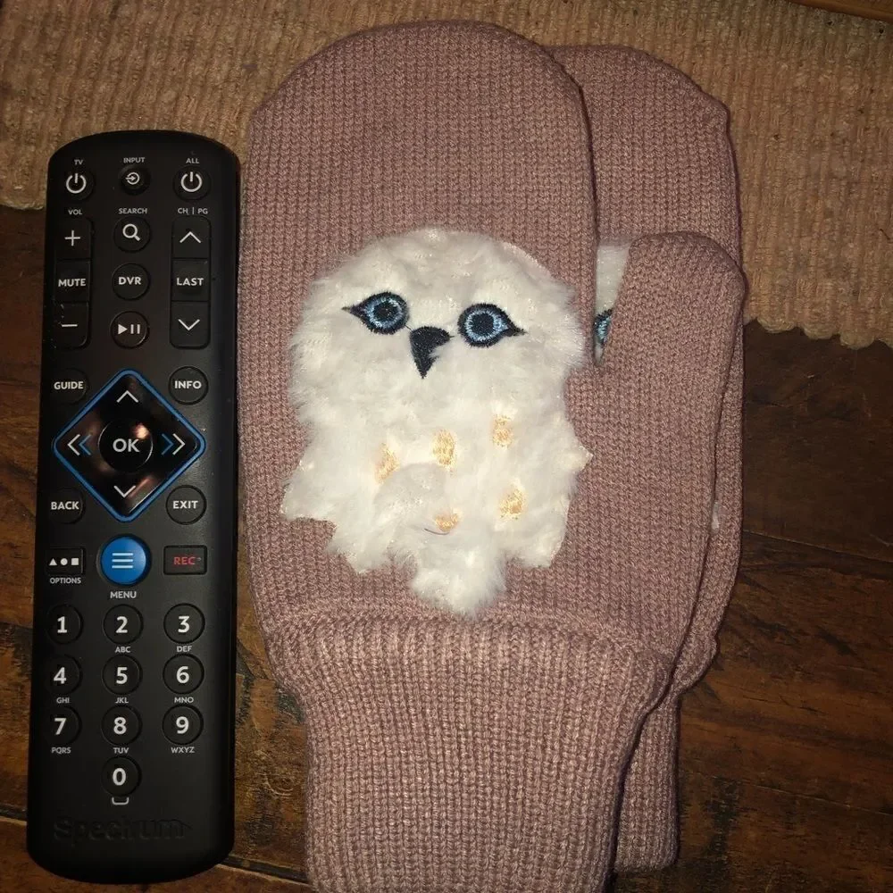 💥💥NWT adorable owl mittens one size fits most. Very Warm. Super cute .